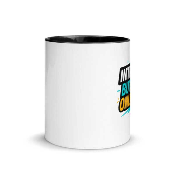 Introvert, But Loud Online – White Ceramic Mug - Image 3